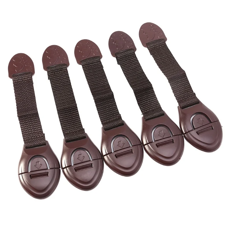 Furniture Hardware Bolts - Serrure de sécurité d'armoire marron, 5