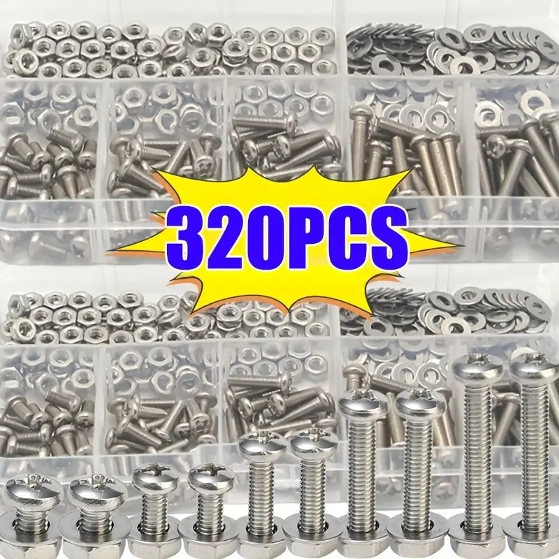 Furniture Hardware Bolts - Jeu d'écrous et de boulons hexagonaux