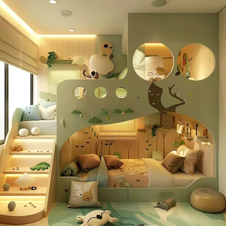 Furniture Hardware Lowes - Lit superposé en bois massif pour