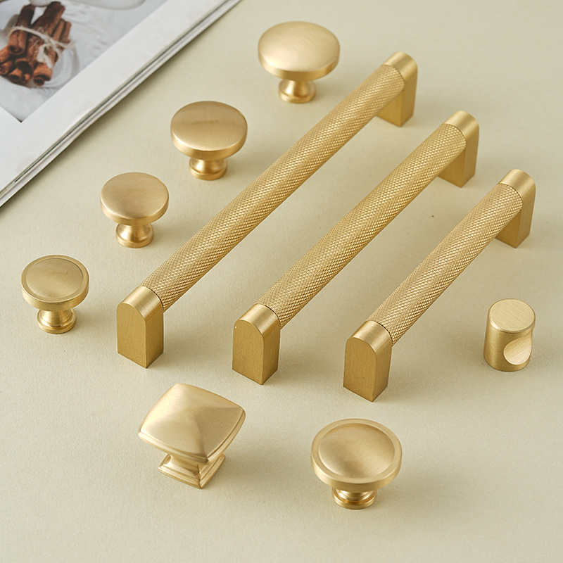 Furniture Hardware High End - Poignée en laiton roulé haut de