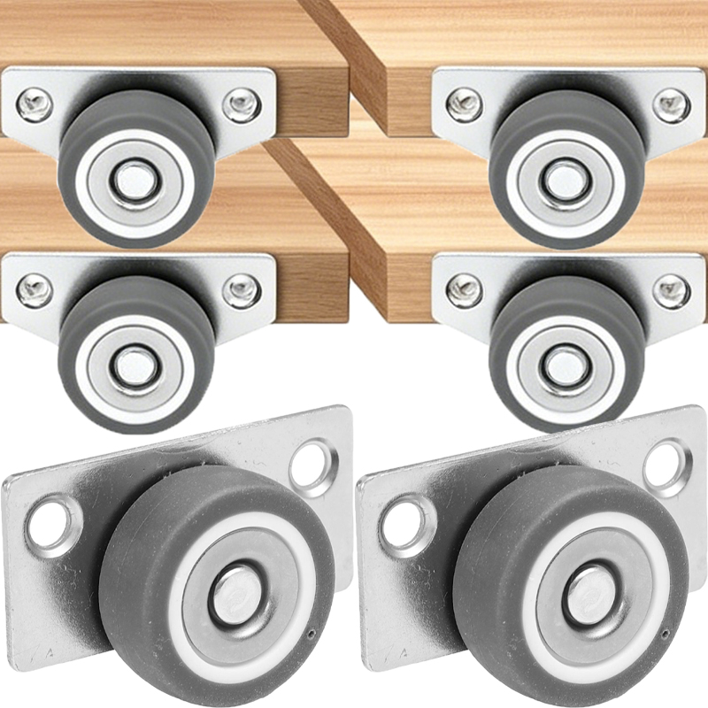 Furniture Hardware Lowes - 1-8 ensembles de roulettes latérales silencieuses