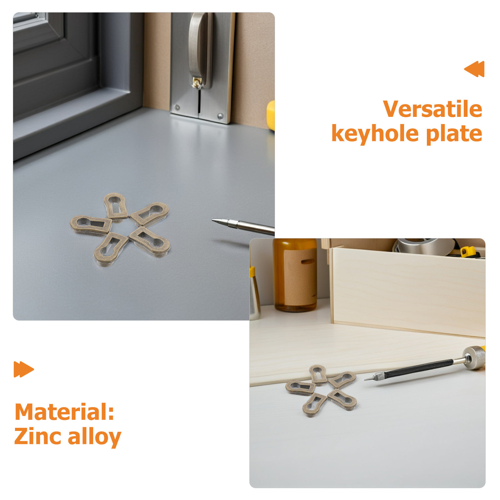 Plaques ovales en alliage de z - Furniture Hardware Bolts avis et prix