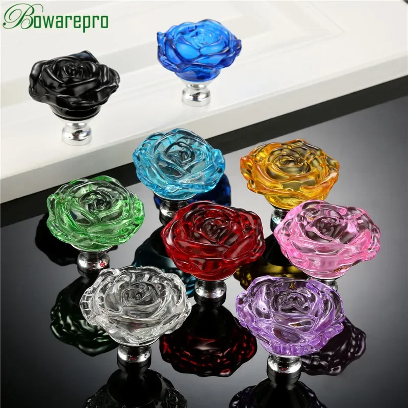 Bowarepro 50MM cristal Rose ve - Furniture Hardware Bolts avis et prix