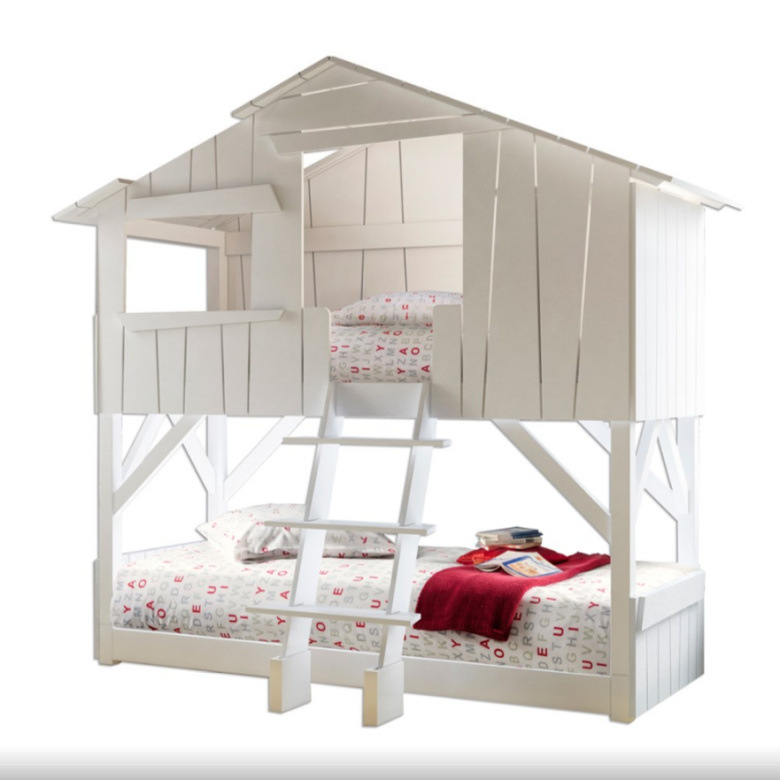 Lit superposé en chêne massif  - Furniture Hardware Lowes avis et prix